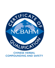 NCBAHM Chinese Herbal Compounding and Safety certificate badge