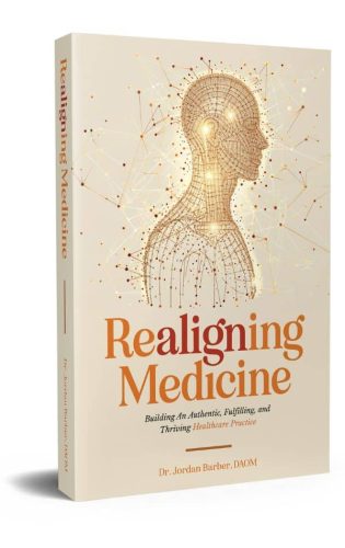 Realigning Medicine Book Cover by Jordan Barber